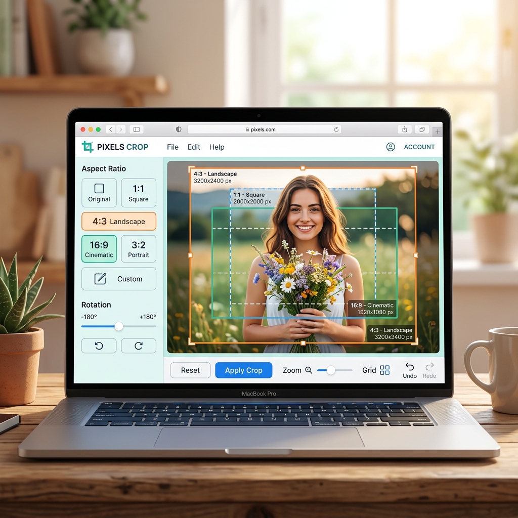 Crop Photos to Perfect Aspect Ratios: Passport, Social Media & Document Guide