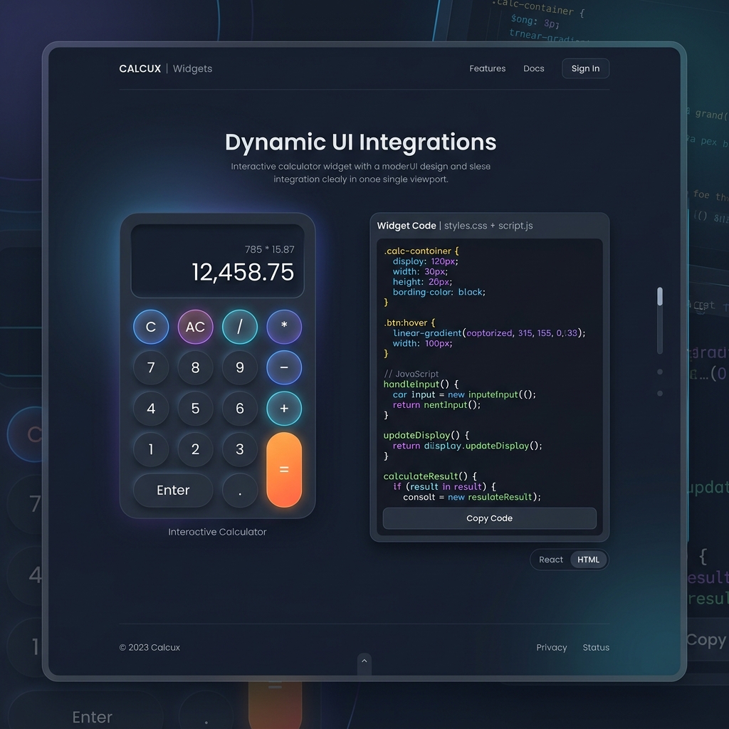 Embed Interactive Financial Calculators on Any Website: Zero-Code Widget Guide