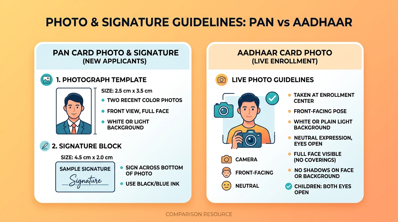 PAN Card and Aadhaar Photo Size Specifications — Complete Upload Guide 2026